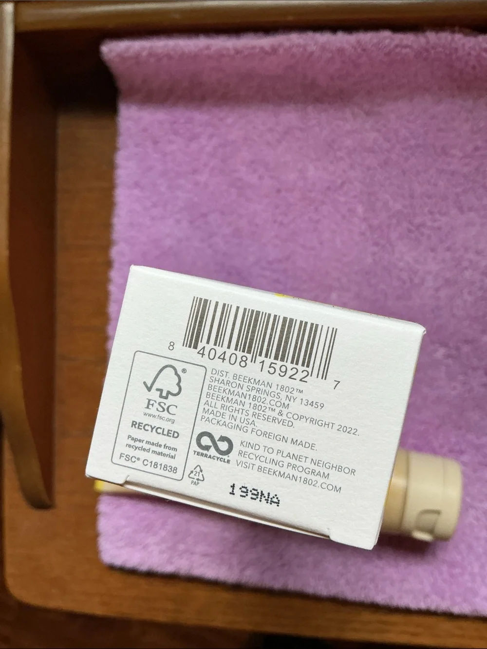 Beekman 1802 Milk Scrub - Beige Tube with Yellow Accents
